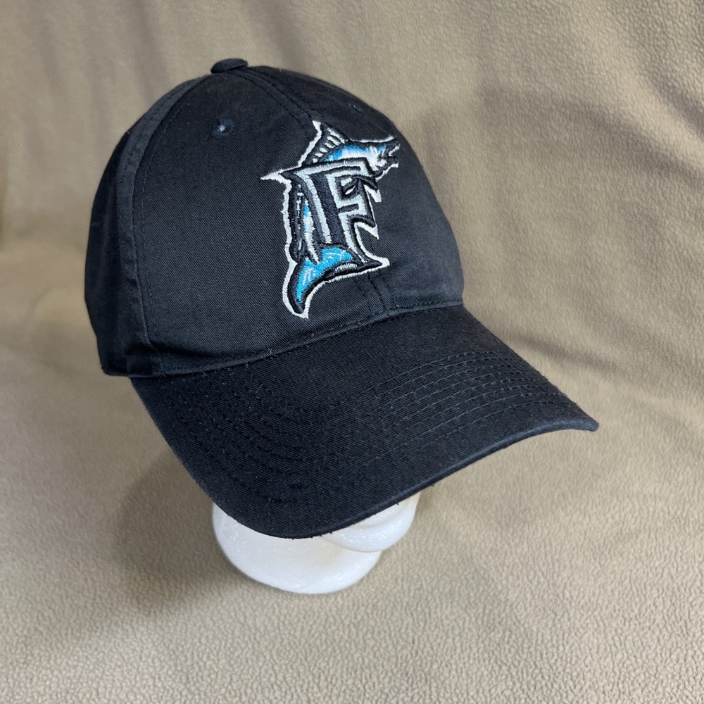 Youth Size Florida Marlins baseball‎ hat Adjustable Black One Size